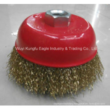 Cup Brushes-Crimped Wire of 2.5′′